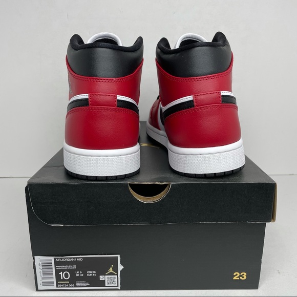 Nike Air Jordan 1 Retro Mid “Chicago Black Toe” - Picture 4 of 4